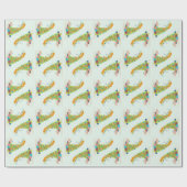 Merry Catmas Weihnachtswrapping Paper Geschenkpapier (Flach)