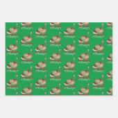 Merry Catmas Weihnachtswrapping Paper Sheets Geschenkpapier Set (Vorderseite 2)