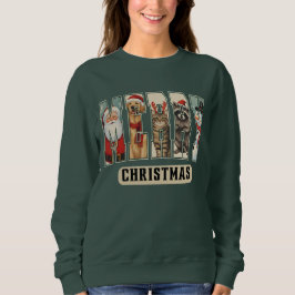 MERRY Character Collage Christmas Shirt Gift