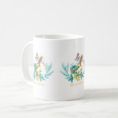 Merry Cheese Christmas Mouse Kaffeetasse (Vorderseite Links)