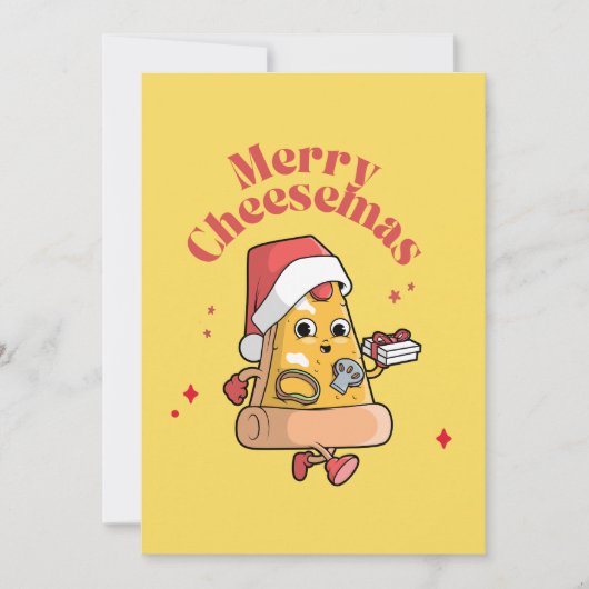 MERRY CHEESEMAS FEIERTAGSKARTE (Vorderseite)