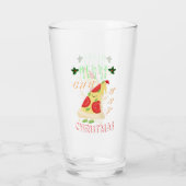 Merry Cheesy Weihnachten Weihnachten Weihnachten P Glas (Rückseite)