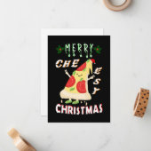 Merry Cheesy Weihnachten Weihnachten Weihnachten P Mitteilungskarte (Vorderseite/Rückseite Beispiel)