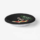 Merry Cheesy Weihnachten Weihnachten Weihnachten P Pappteller (Gewinkelt)