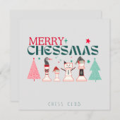 Merry Chessmas Brauch Feiertagskarte (Vorne/Hinten)
