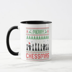 Merry Chessmas Funny Chess christmas Ugly Sweater Tasse