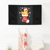 Merry Chickmas Chicken Banner (Insitu)
