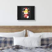 Merry Chickmas Chicken Leinwanddruck (Insitu (Schlafzimmer))