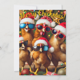 Merry Chickmas Einladung
