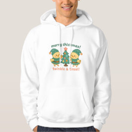 Merry Chickmass Hühner-Weihnachts-Sweatshirt |Kusc Hoodie