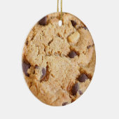 Merry Chip-Mas, Funny Cookie Christmas Puff Keramik Ornament (Rechts)