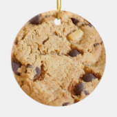 Merry Chip-Mas, Funny Cookie Christmas Puff Keramik Ornament (Vorne)