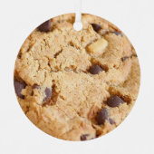 Merry Chip-Mas, Funny Cookie Christmas Puff Ornament Aus Metall (Vorderseite)