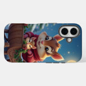 Merry chipmunk Weihnachten Case-Mate iPhone Hülle (Rückseite (Horizontal))