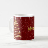 Merry Chirstmas Kaffeetasse (Vorderseite Links)