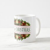 Merry Chistsmas Deko Tasse (VorderseiteRechts)