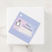 Merry Chreeshmas Penguin Geschenkanhänger (Beispiel)