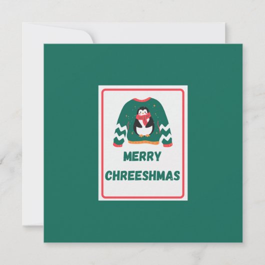 Merry Chreeshmas Penguin Sweater (Vorderseite)