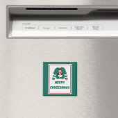Merry Chreeshmas Penguin Sweater Magnet (In Situ (Geschirrspüler))