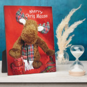 Merry Chris Moose Fotoplatte (Seite)