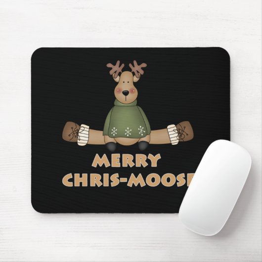 Merry Chris-Moose Mousepad (Mit Mouse)
