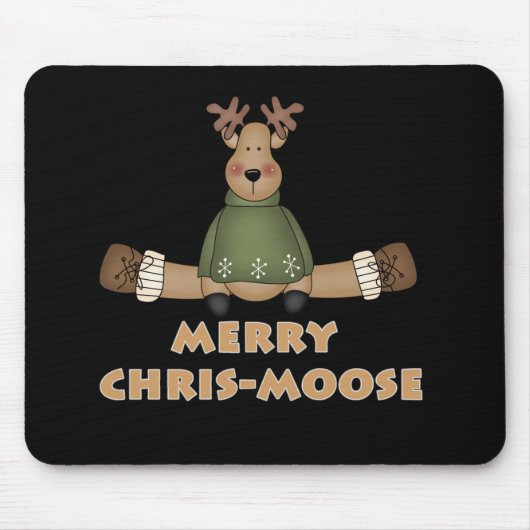 Merry Chris-Moose Mousepad (Vorne)