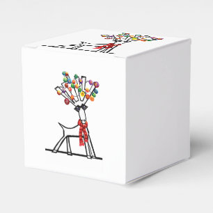 Merry Chris Moose oder Reindeer Geschenkschachtel