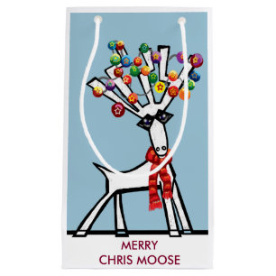 Merry Chris Moose oder Rentier Kleine Geschenktüte
