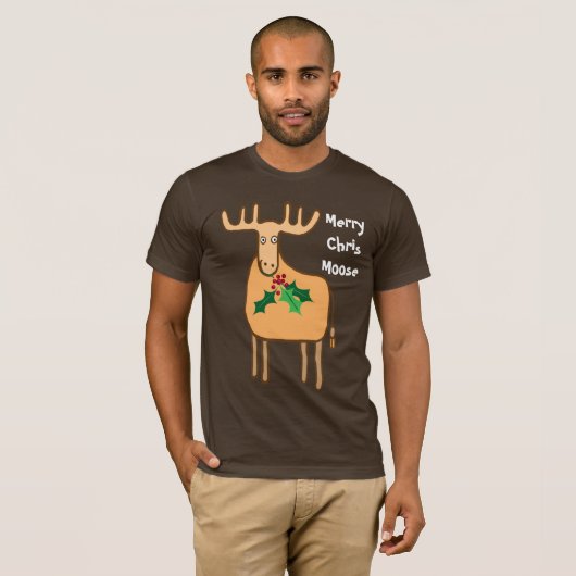 Merry Chris Moose T-Shirt (Vorne ganz)
