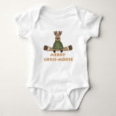 Merry Chris-Moose T - Shirt und Geschenke (Vorderseite)