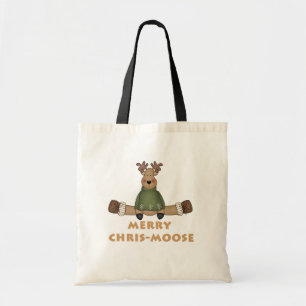 Merry Chris-Moose T - Shirt und Geschenke Tragetasche