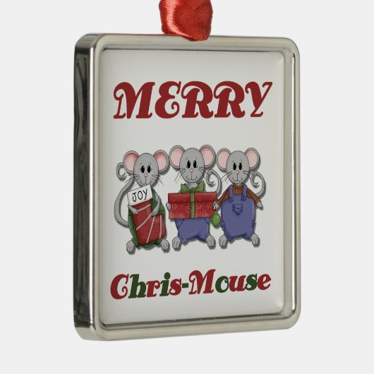 Merry Chris-Mouse Keepake Ornament (Rechts)