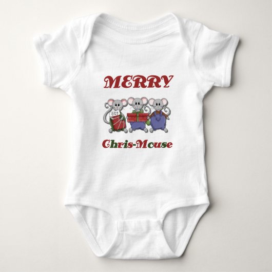 Merry Chris-Mouse Tshirts und Geschenke (Vorderseite)