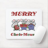 Merry Chris-Mouse Tshirts und Geschenke Mousepad (Mit Mouse)