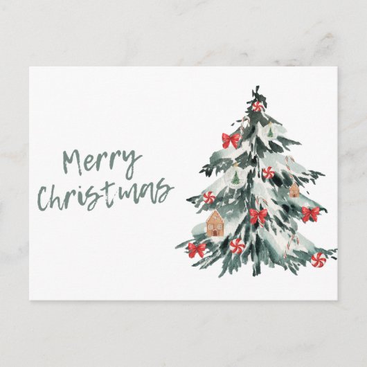 merry chrismas in u postkarte (Vorderseite)