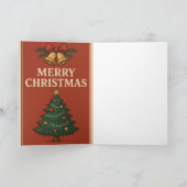 MERRY CHRISMAS INVITATION CARD KARTE (Innenseite)