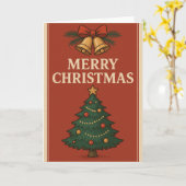 MERRY CHRISMAS INVITATION CARD KARTE (Gelbe Blume)