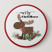 Merry ChrisMoose Button (Vorderseite)