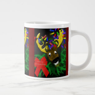 Merry Chrismoose Jumbo Tasse