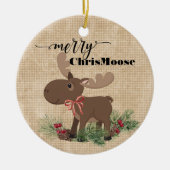 Merry ChrisMoose Keramik Ornament (Vorne)
