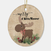 Merry ChrisMoose Keramik Ornament (Links)
