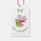 Merry ChrisMouse, Holiday Mouse Geschenkanhänger (Vorderseite)
