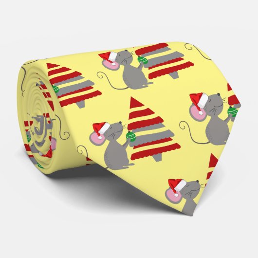 Merry ChrisMouse Krawatte (Gerollt)