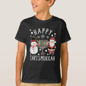 Merry Chrismukkah Christmas Hanukkah Christmas T-Shirt (Vorderseite)