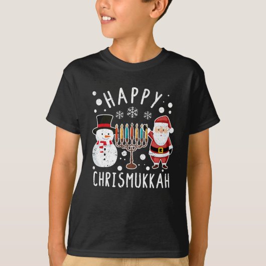 Merry Chrismukkah Christmas Hanukkah Christmas T-Shirt (Vorderseite)