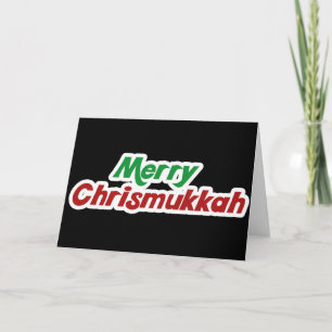 Merry Chrismukkah Feiertagskarte