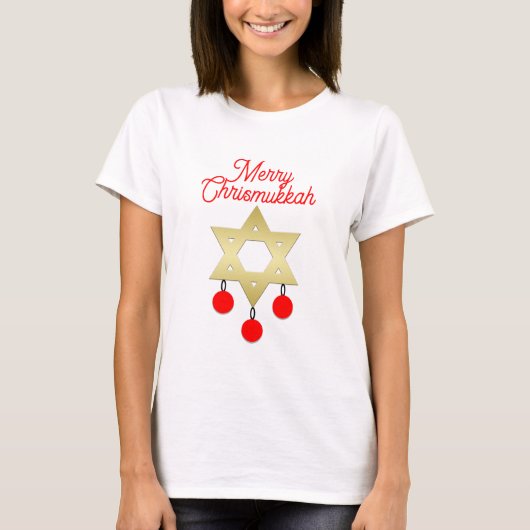 Merry Chrismukkah Fun T Shirt (Vorderseite)