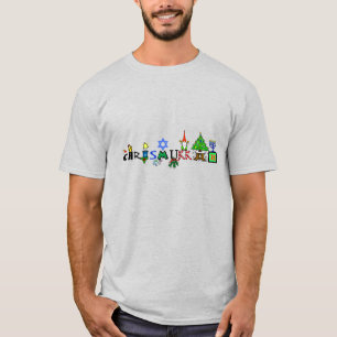 Merry Chrismukkah Graphic Fun T - Shirt