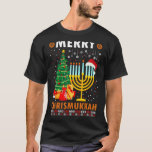 Merry Chrismukkah Hanukkah Jewish Chanukah Hebrew T-Shirt<br><div class="desc">Merry Chrismukkah Hanukkah Jewish Chanukah Hebrew 1</div>