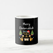 Merry Chrismukkah Hanukkah Weihnachten Halbjüdisch Kaffeetasse (Mittel)